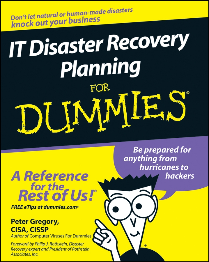 IT Disaster Recovery Planning For Dummies book cover