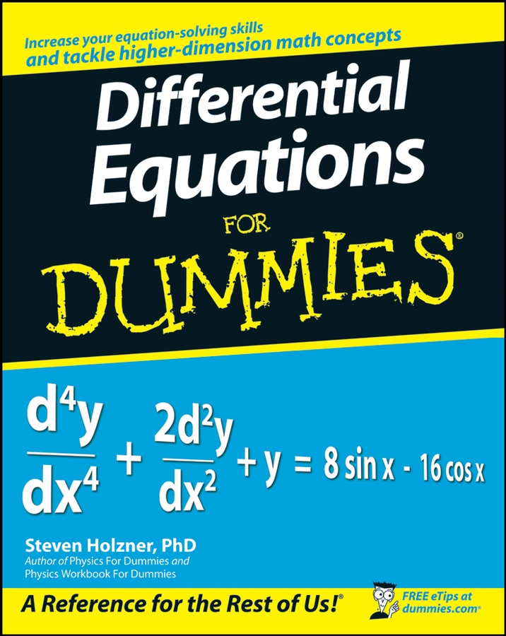 Differential Equations For Dummies book cover