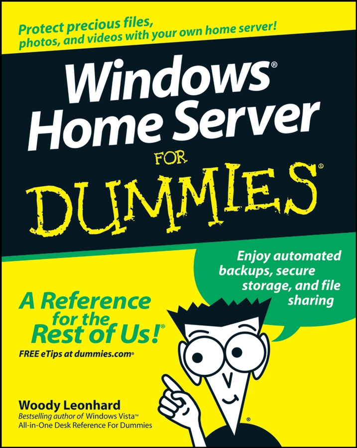 Windows Home Server For Dummies book cover