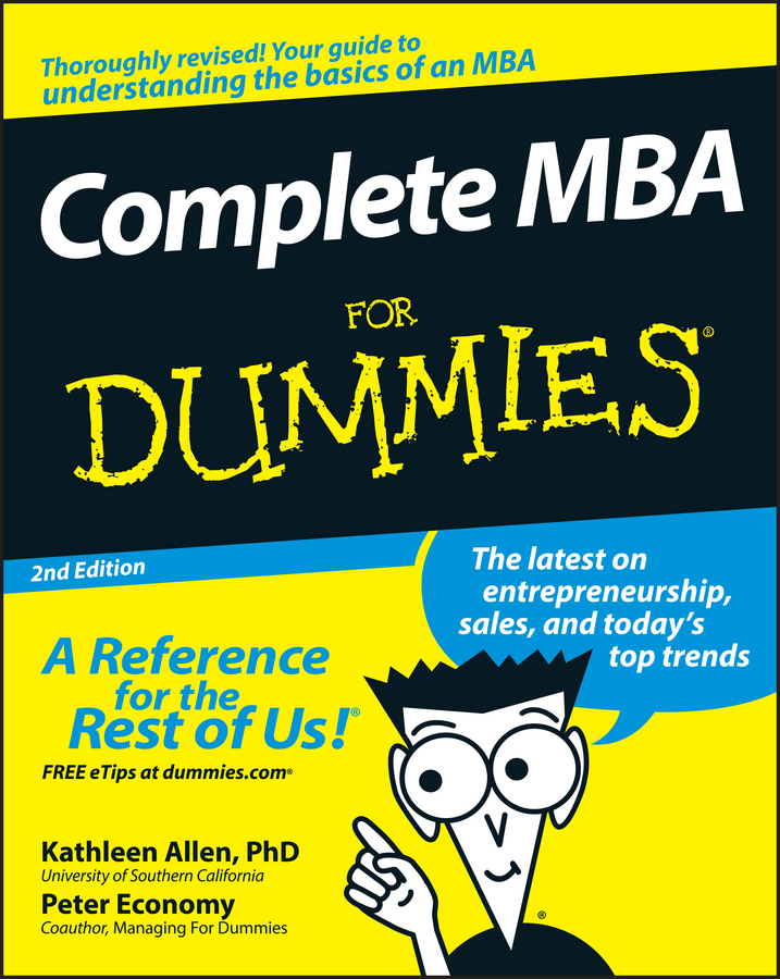 Complete MBA For Dummies book cover