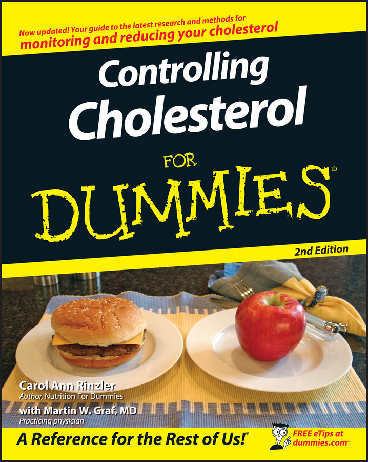 Controlling Cholesterol For Dummies book cover