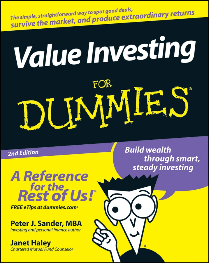 Value Investing For Dummies book cover