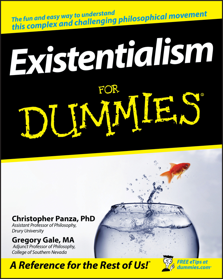 Existentialism For Dummies book cover