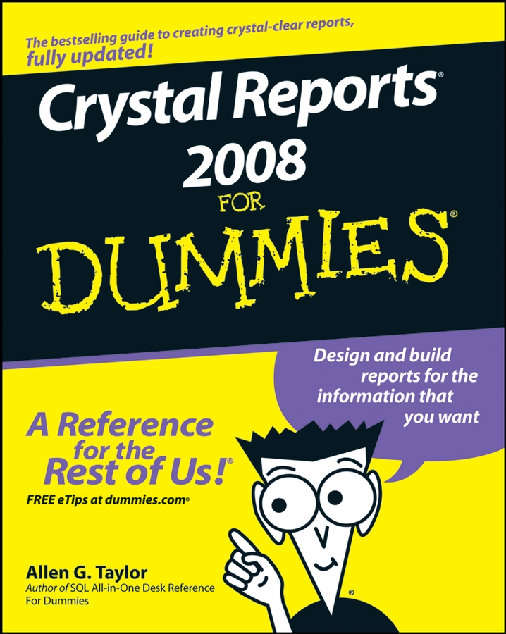Crystal Reports 2008 For Dummies book cover