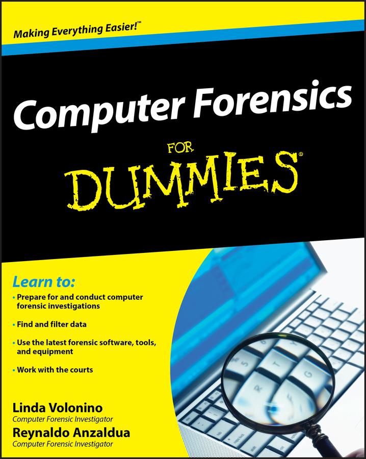 Computer Forensics For Dummies book cover