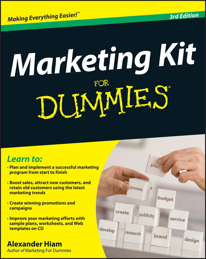 Marketing Kit for Dummies book cover