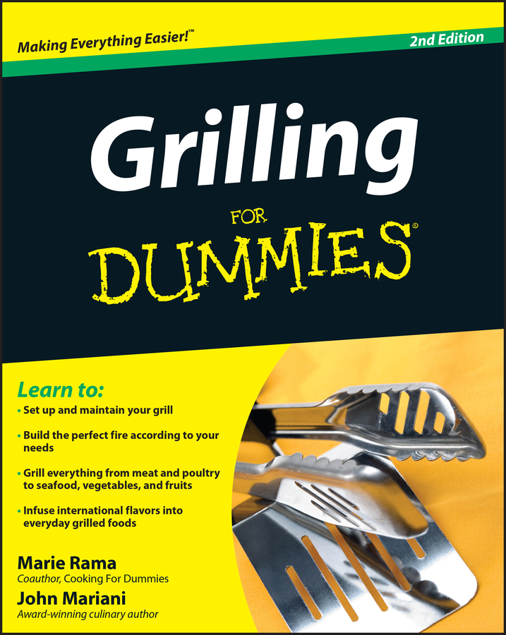 Grilling For Dummies book cover