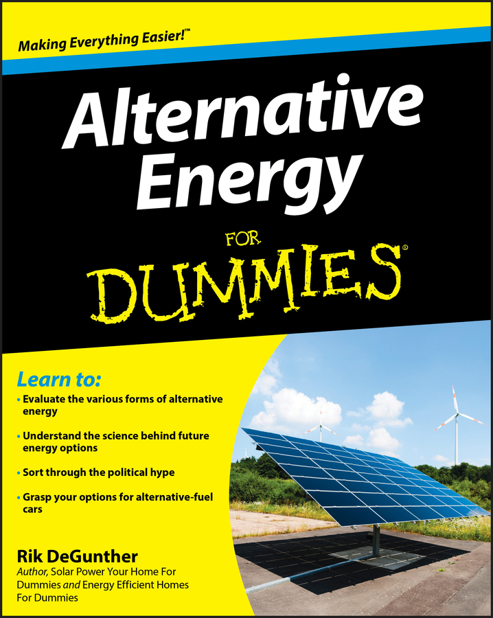 Alternative Energy For Dummies book cover
