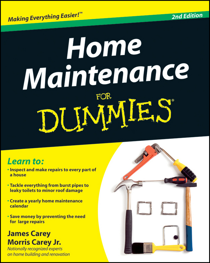 Home Maintenance For Dummies book cover