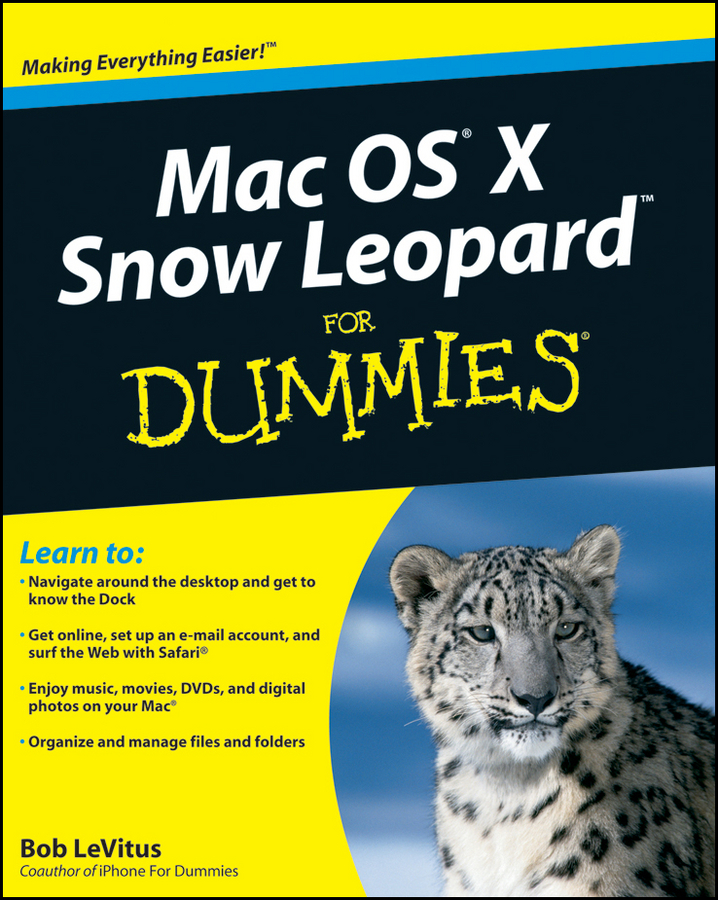 Mac OS X Snow Leopard For Dummies book cover