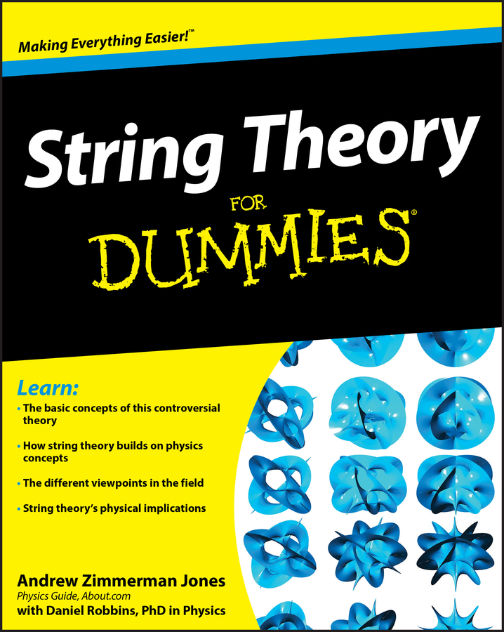 String Theory For Dummies book cover