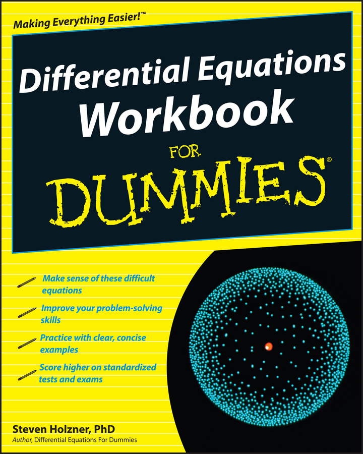 Differential Equations Workbook For Dummies book cover