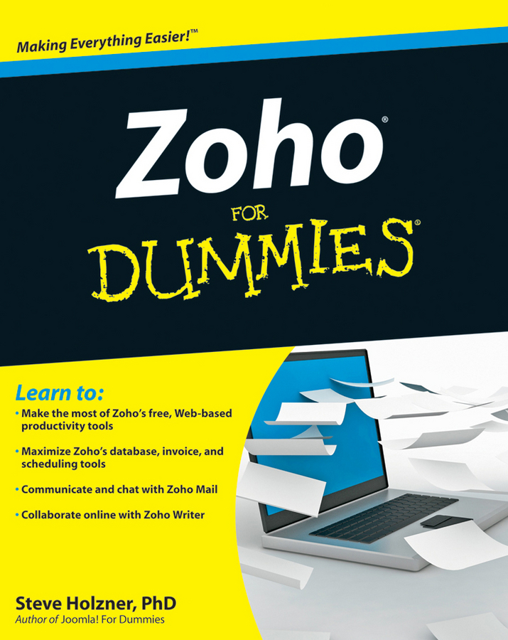 Zoho For Dummies book cover