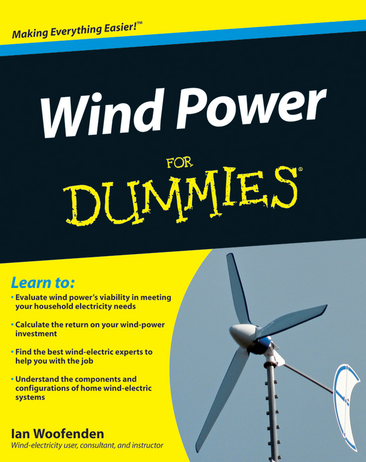 Wind Power For Dummies book cover