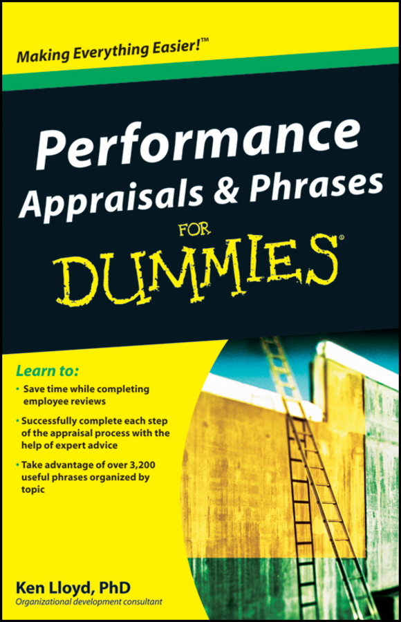 Performance Appraisals and Phrases For Dummies book cover