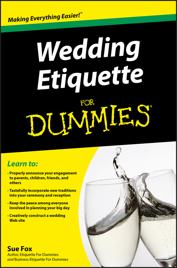 Wedding Etiquette For Dummies book cover