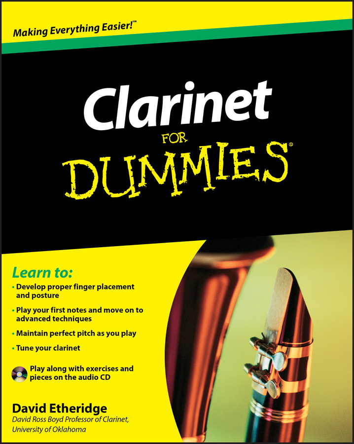 Clarinet For Dummies book cover