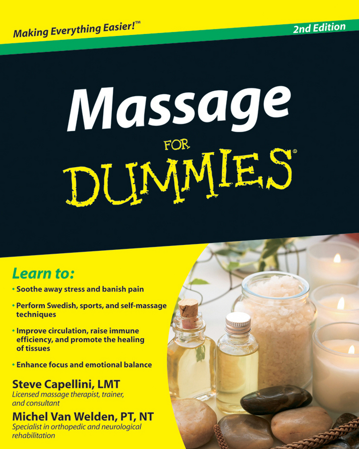 Massage For Dummies book cover