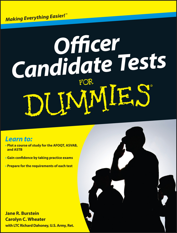 Officer Candidate Tests For Dummies book cover