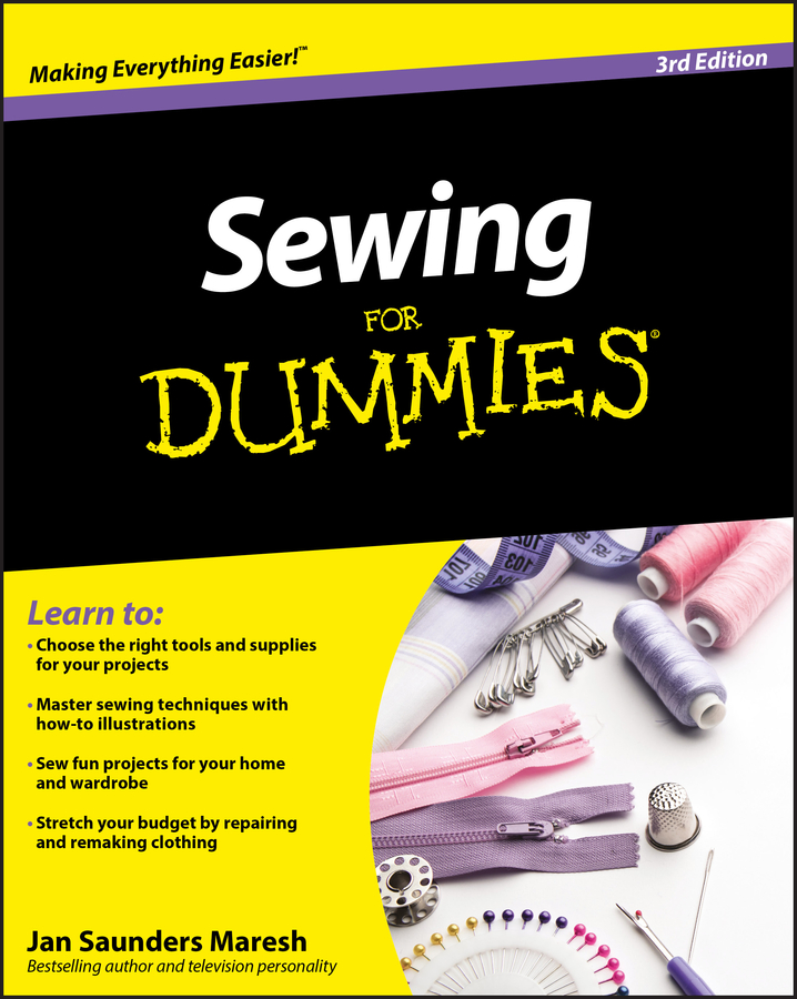 Sewing For Dummies book cover