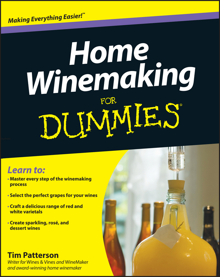 Home Winemaking For Dummies book cover