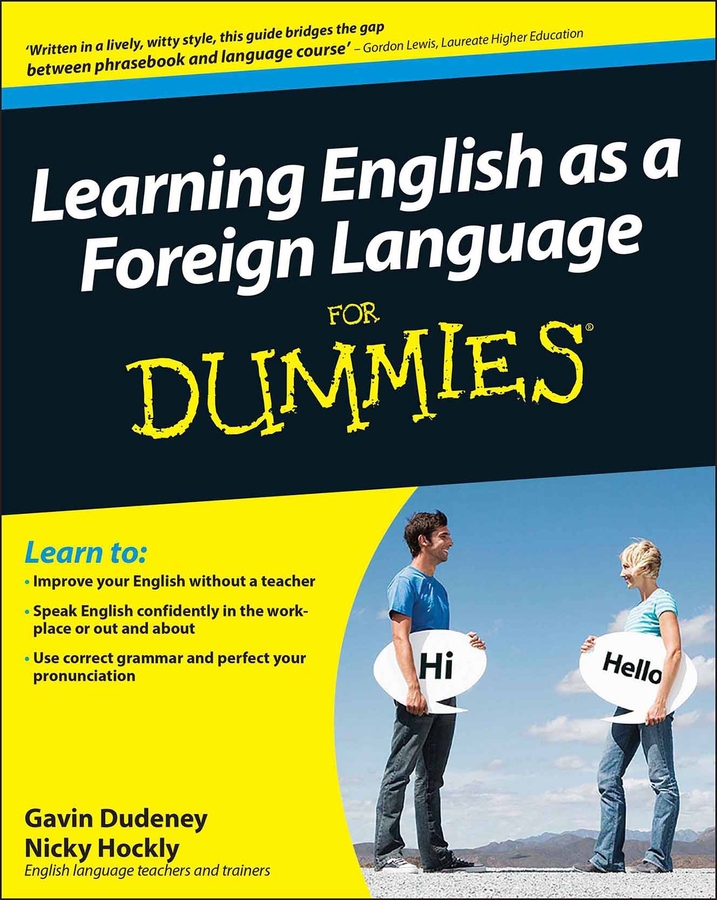 Learning English as a Foreign Language For Dummies book cover