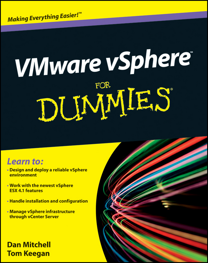 VMware vSphere For Dummies book cover