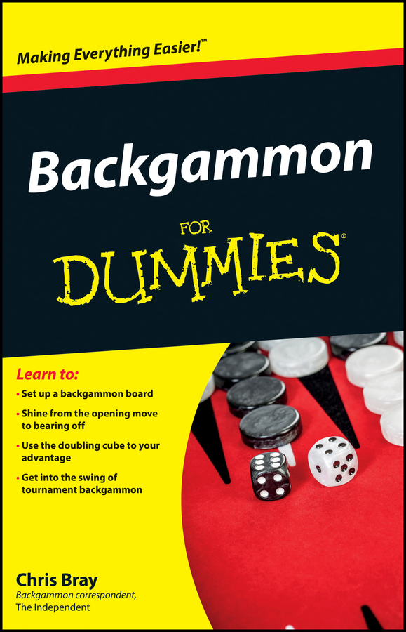Backgammon For Dummies book cover