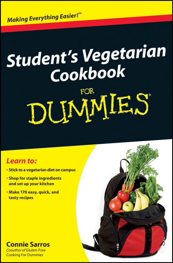 Student's Vegetarian Cookbook For Dummies book cover