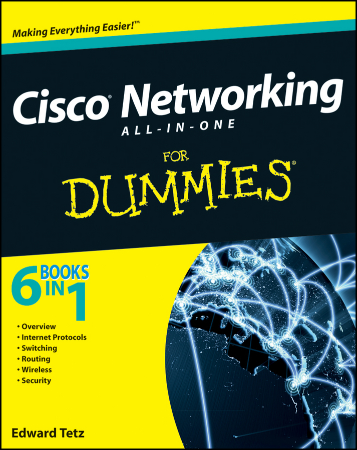 Cisco Networking All-in-One For Dummies book cover