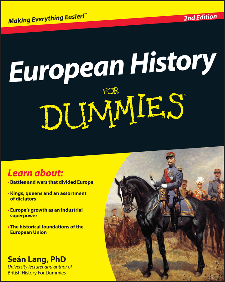 European History For Dummies book cover