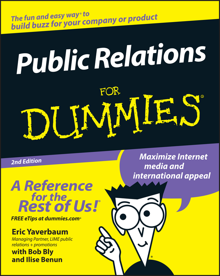 Public Relations For Dummies book cover