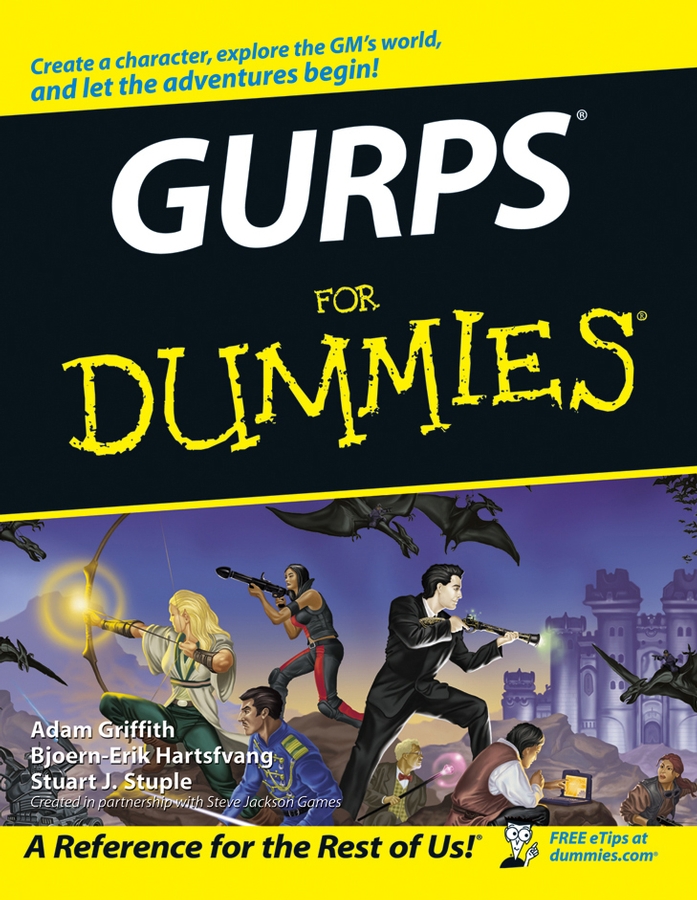 GURPS For Dummies book cover