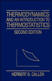 Picture of Thermodynamics and an Introduction to Thermostatistics
