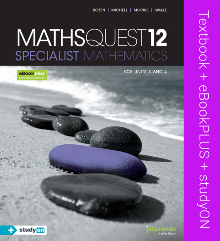 Picture of MATHS QUEST 12 SPECIALIST MATHEMATICS VCE UNITS 3AND 4 & EBOOKPLUS + STUDYON VCE SPECIALIST MATHEMATICS UNITS 3 AND 4