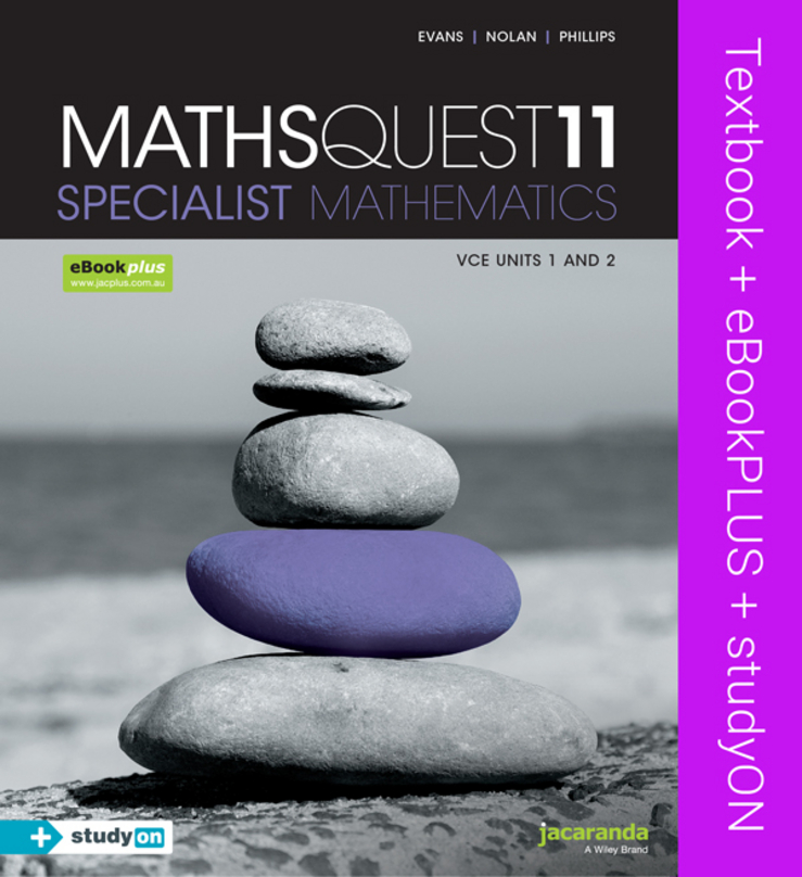 Picture of MathsQuest 11 Specialist Mathematics VCE Units 1 and 2 & eBookPLUS + StudyOn VCE