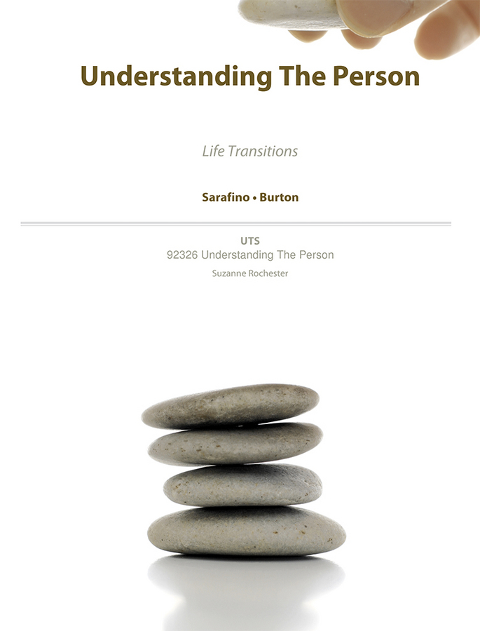 Picture of (AUCS) Understanding the Person: Life Transitions 92326 Custom for University of Technology Sydney