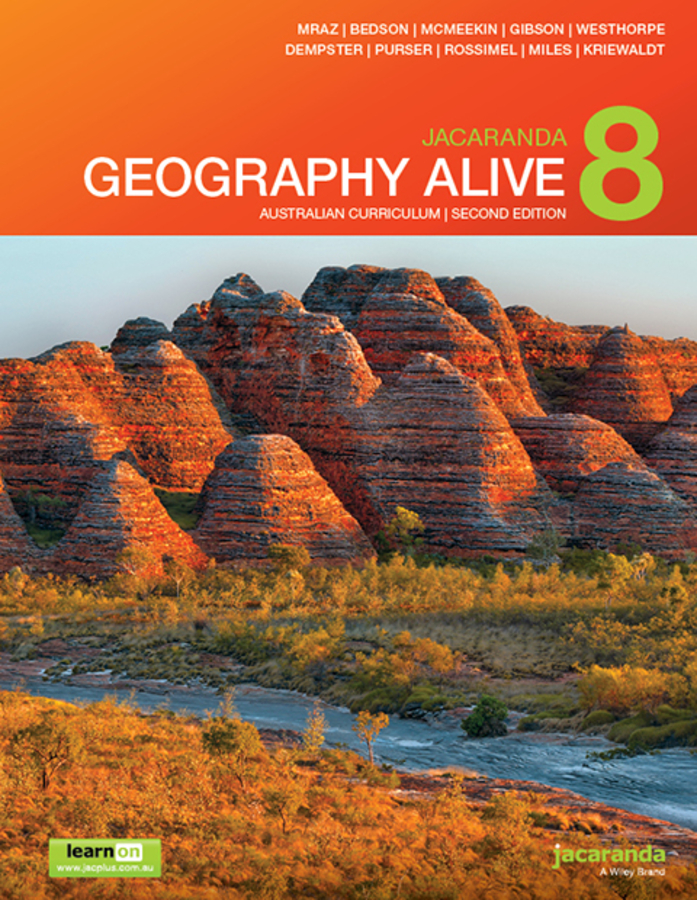 Jacaranda Geography Alive 8 Australian Curriculum 2e learnON & Print