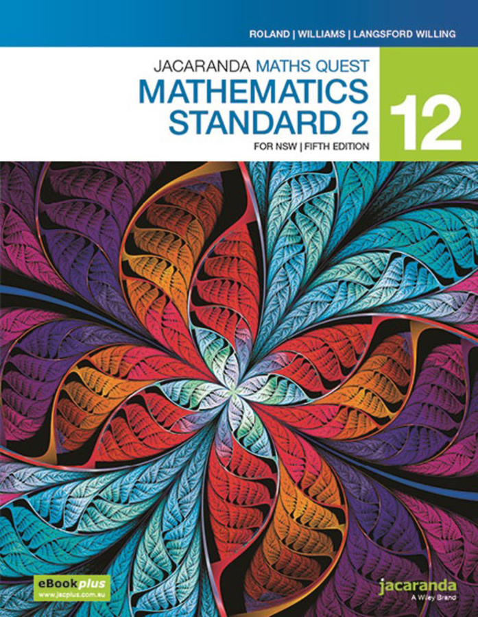 Picture of Jacaranda Maths Quest 12 Mathematics Standard 2 5E for NSW eBookPLUS & Print