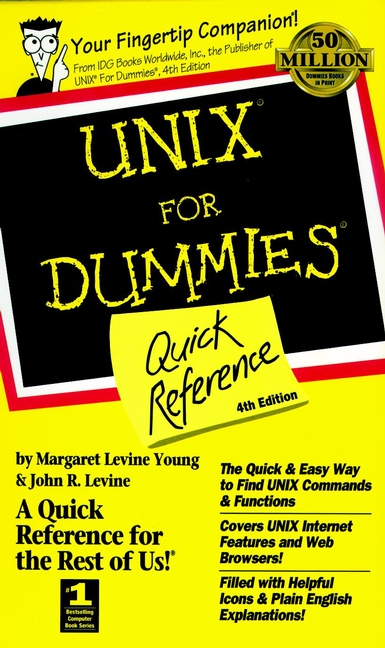 UNIX For Dummies Quick Reference book cover