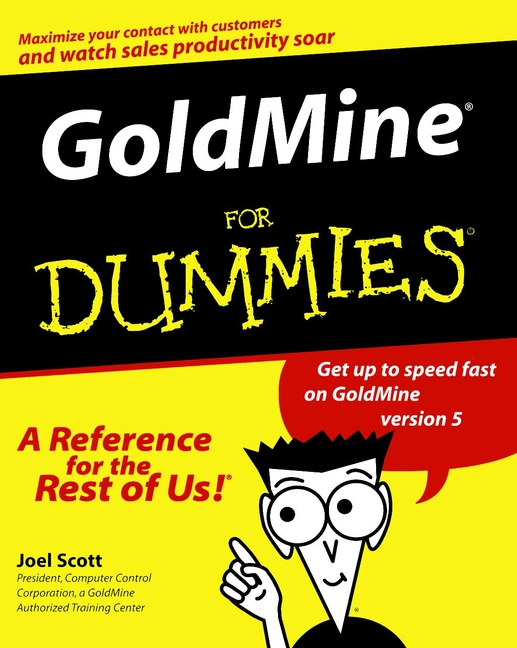 GoldMine For Dummies book cover