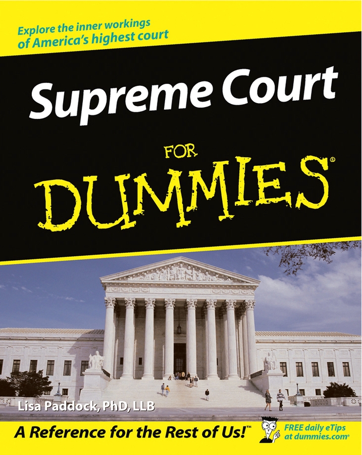 Supreme Court For Dummies book cover