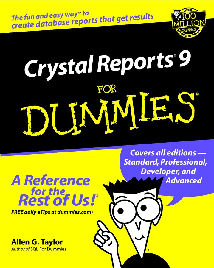 Crystal Reports 9 For Dummies book cover