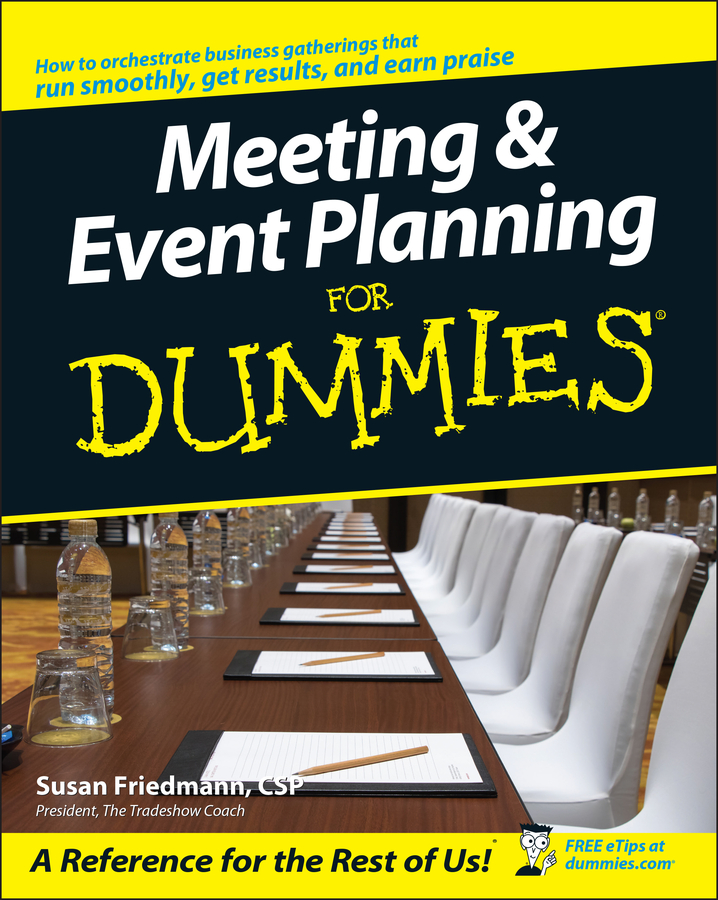 Meeting and Event Planning For Dummies book cover
