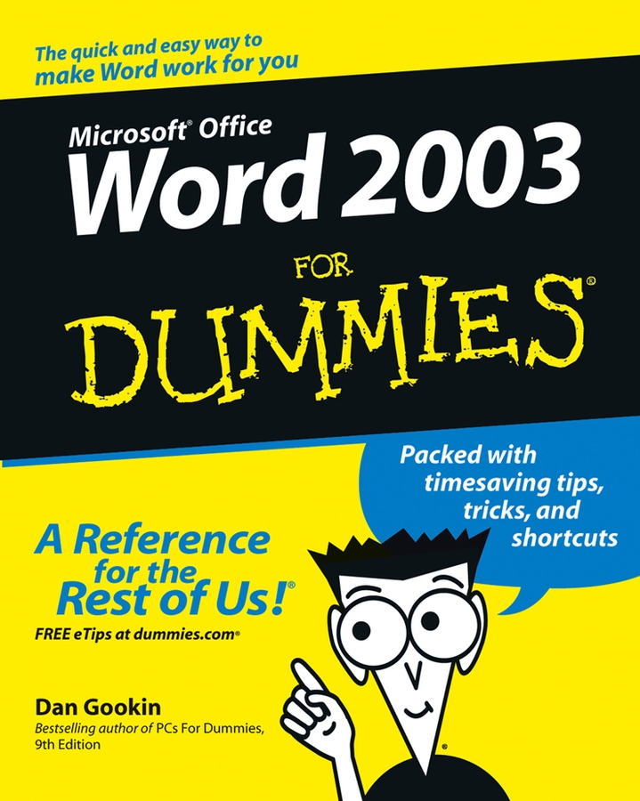 Word 2003 For Dummies book cover