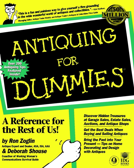 Antiquing For Dummies book cover