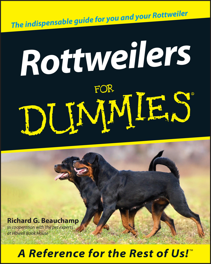 Rottweilers For Dummies book cover