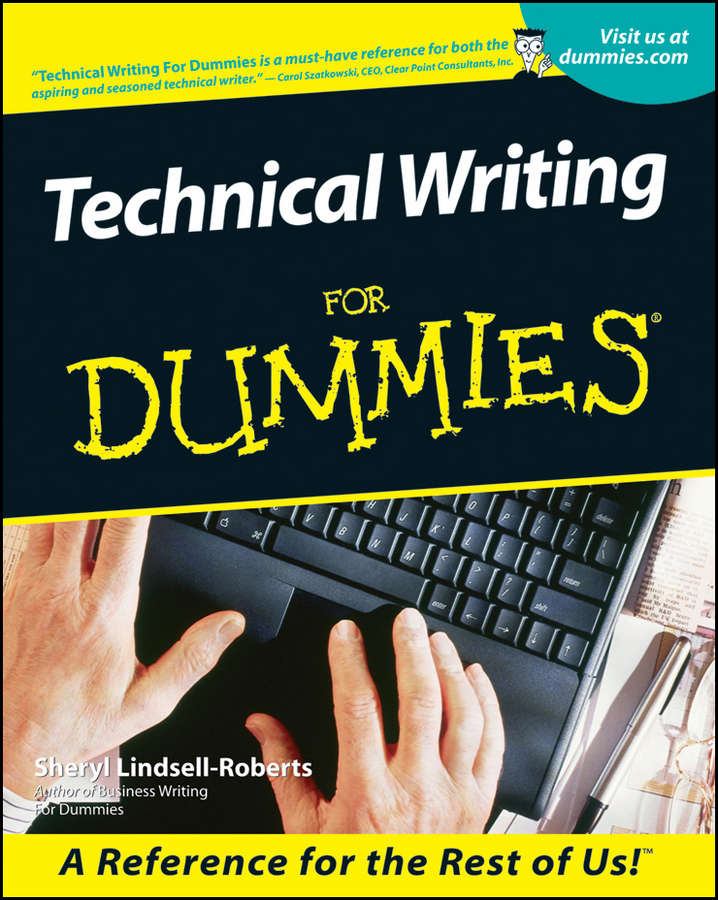 Technical Writing For Dummies book cover