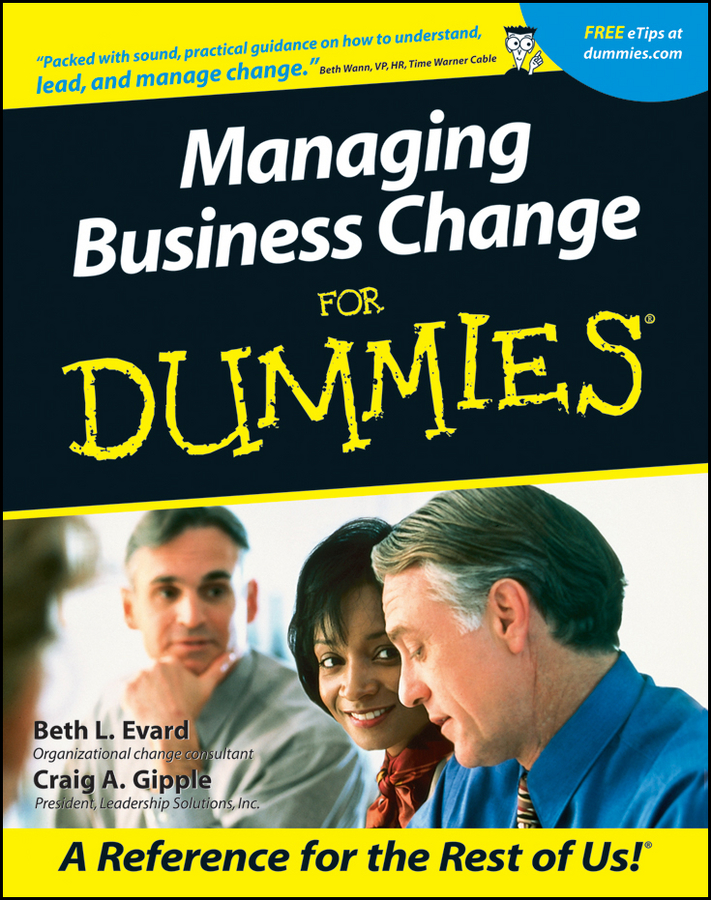 Managing Business Change For Dummies book cover