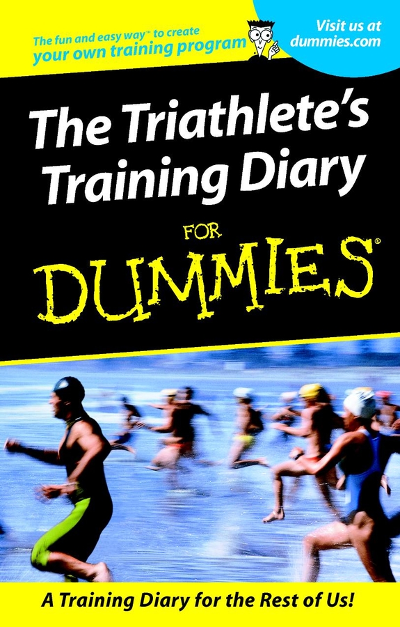 The Triathlete's Training Diary For Dummies book cover